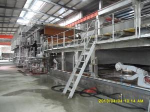 2011年2月，嵊州天宇紙業(yè)4000/350普瓦紙機(jī)順利出紙
